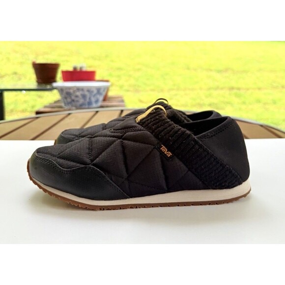 Teva ReEmber Unisex Slip-On Shoes – Black/Birch, Women’s Size 8 / Men’s Size 6 - Picture 2 of 8